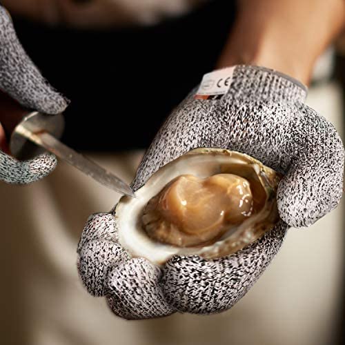 THOMEN 4 PCS (M+L) Cut Resistant Gloves Level 5 Protection for Kitchen, Upgrade Safety Anti Cutting Gloves for Meat Cutting, Wood Carving, Mandolin Slicing and More - Product Image